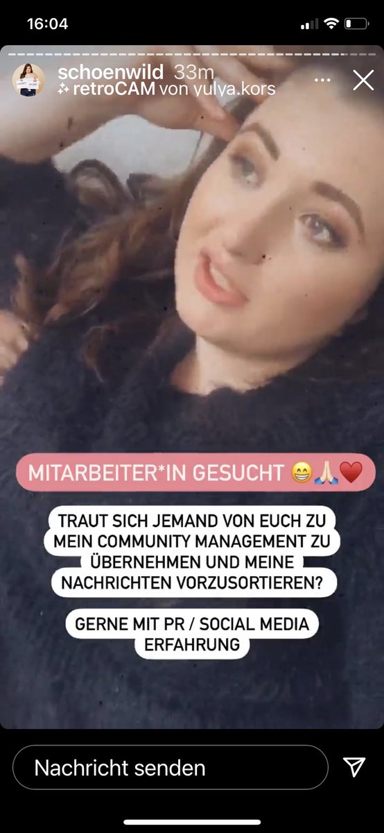 NCB_Concept's tweet photo. @SchoenWild sucht PR/Social Media Unterstützung. Aktuell in den Insta Storys. Ich kann es gut nachvollziehen, dass das Community-Management sehr aufwendig &amp; aufreibend ist. Die Themen sind brandaktuell &amp; müssen in die Öffentlichkeit. Sie bringt es auf den Punkt. #MissHamburg https://t.co/lZkpVzqzmL
