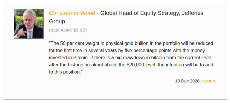 9/ News broke just this weekend that Jefferies head of equity strategy is trimming his gold position and adding BTC: