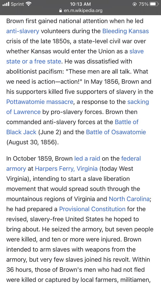 ForgetfuP's tweet image. I say confidence of John Brown 👀 mf called out pacifists in the abolish movement as all talk and demanded action, then went on to lead slave rebellions and kill slave owners, and became the first man tried and executed for treason as a result