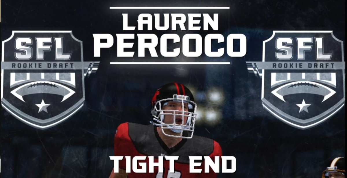 With the 31st overall pick in the Season 16 SFL Draft, we selected Salt Lake City Rustlers Tight End Lauren Percoco! We're looking forward to woking with Lauren.

📺 youtu.be/0md4HAHrfb4 👀

<a href="/simulationfl/">Simulation Football League</a>

#TexasFootball #eSports
#gaming #HornsUp #SimFootball  #Draft #Football