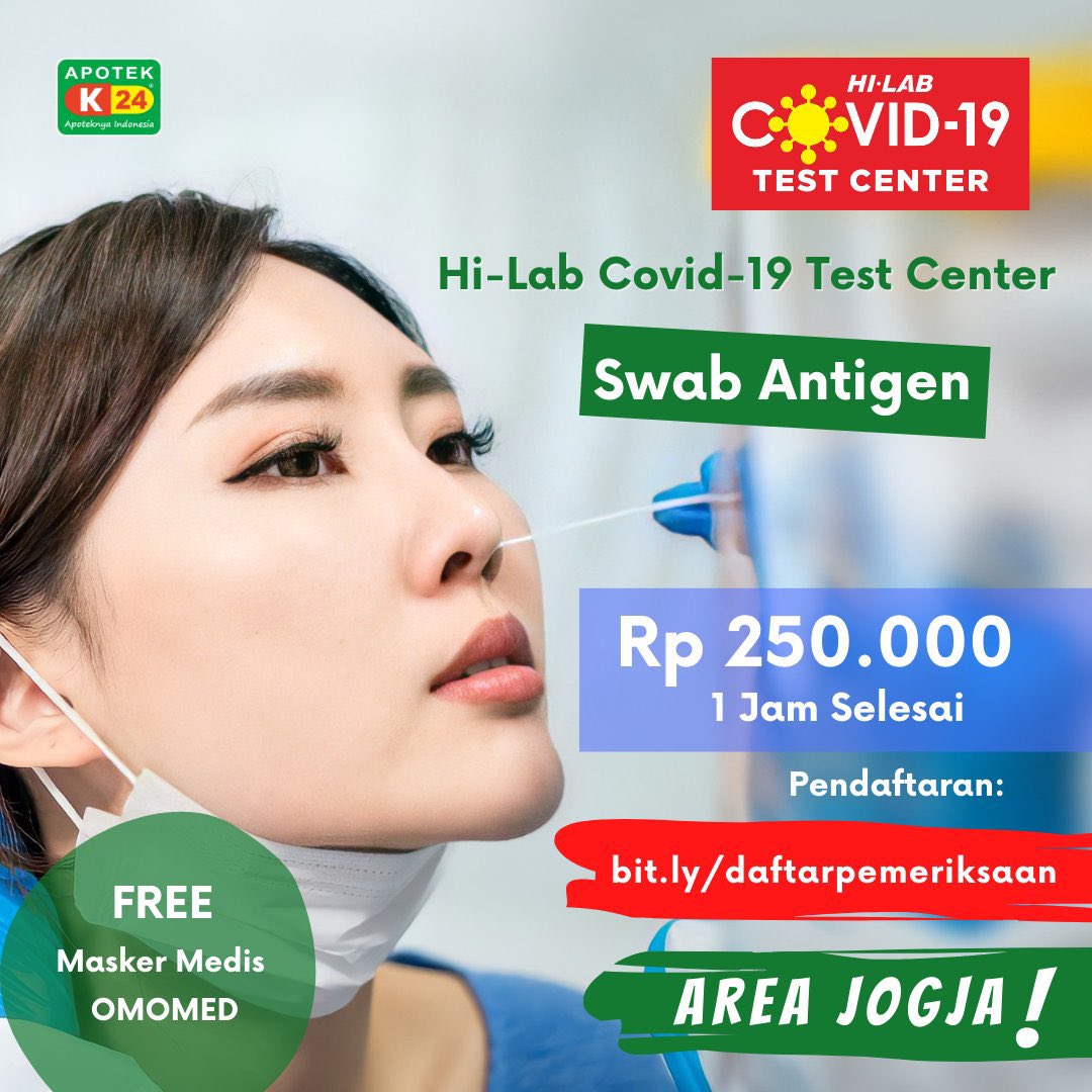 Riskhapsari's tweet photo. Kumpulan biaya dan lokasi Rapid Test Antigen COVID-19 pada rumah sakit, laboratorium, dan klinik di Yogyakarta

Silahkan jika ada yang mau menambahkan yaa. 
Sharing is caring 😊

#rapidtestantigen #rapidantigen #rapidantigenjogja #rapidantigenyogya https://t.co/QlHeirloxC
