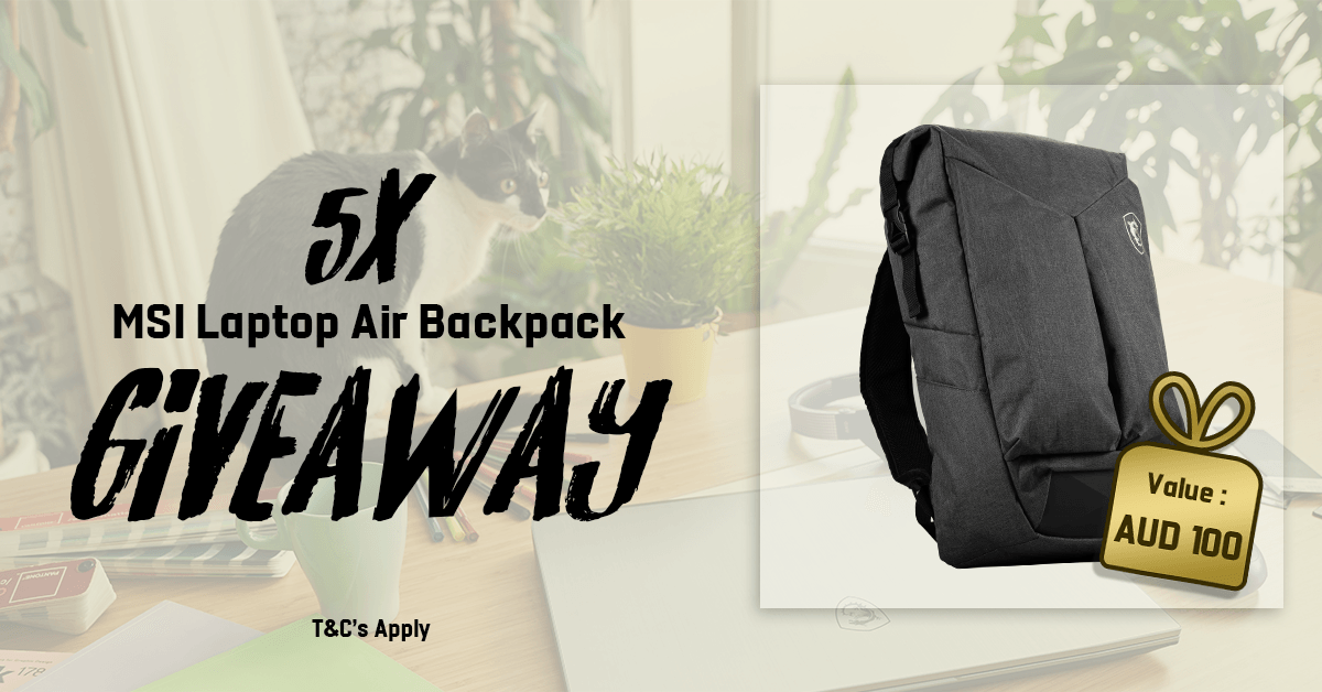 AustraliaMSI's tweet photo. Happy New Year!! The πππ‘ππ πͺπππ of MSI ANZ New Year Air Backpack GIVEAWAY !!!
Ends on the 7th of January, Don't miss out!ππππ
Get more info: πππππππππ
https://t.co/3QHiiLeStq
Get your entries in for one last chance to win! π€
#IloveMSI
#WinABackpack https://t.co/toZ6ClzPSN