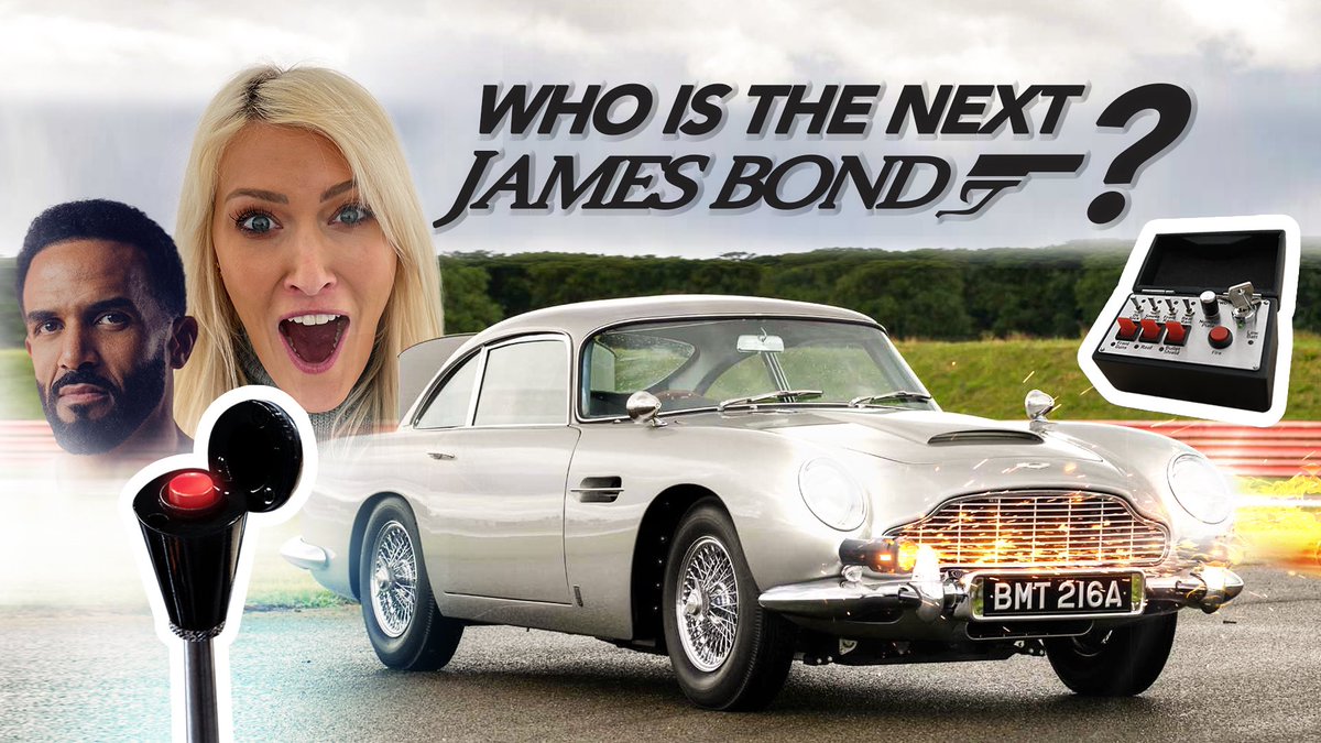 supercarblondie's tweet photo. Firing Machine Guns on real James Bond car with @CraigDavid - watch full video here -https://t.co/uuvRdmIIJR @astonmartin #db5 #jamesbond https://t.co/HR10kyvC6I