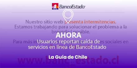 laguiadechilecl's tweet photo. AHORA: Usuarios reportan caída de servicios en línea de @BancoEstado #bancoestado https://t.co/BTwZ11ijga