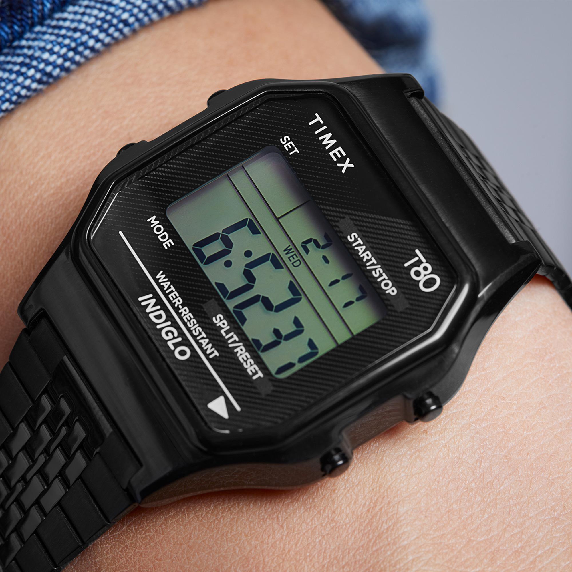 Timex on X 80s design meets modern digital technology. T80 Bracelet timex wedontstop 80s digital retro watch https t HAdBwkgyJc X