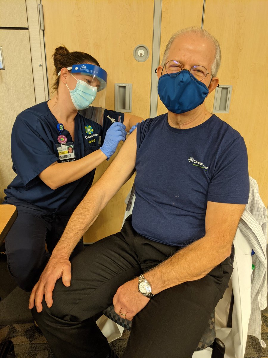 Today I got the COVID vaccine. A real triumph for medical science! Hope is coming.