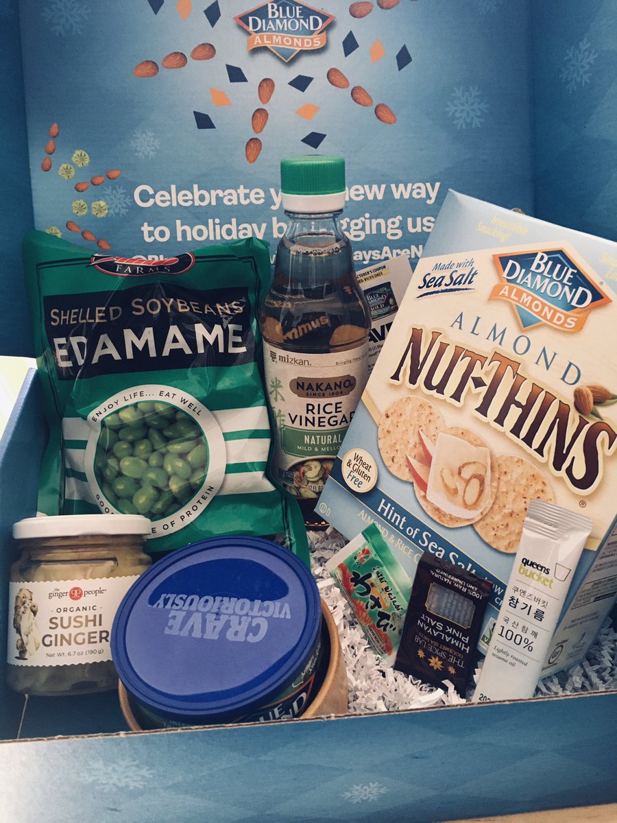 elisa_cure's tweet photo. Thank you so much @BlueDiamond @gofooji for the awesome prize package.#HolidaysAreNuts https://t.co/OL0C6AnofW