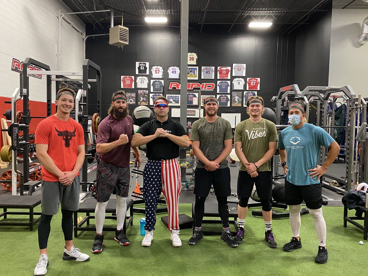 Rapid Sports Performance (@rapidsportsga) on Twitter photo Pro sessions this morning under the instruction of Rex Kwon Do aka <a href="/KieBOOM22/">Spencer Kieboom</a> ! Rapid headbands in full effect. Limited quantities! #NapoleonDynamite Pro sessions this morning under the instruction of Rex Kwon Do aka <a href="/KieBOOM22/">Spencer Kieboom</a> ! Rapid headbands in full effect. Limited quantities! #NapoleonDynamite