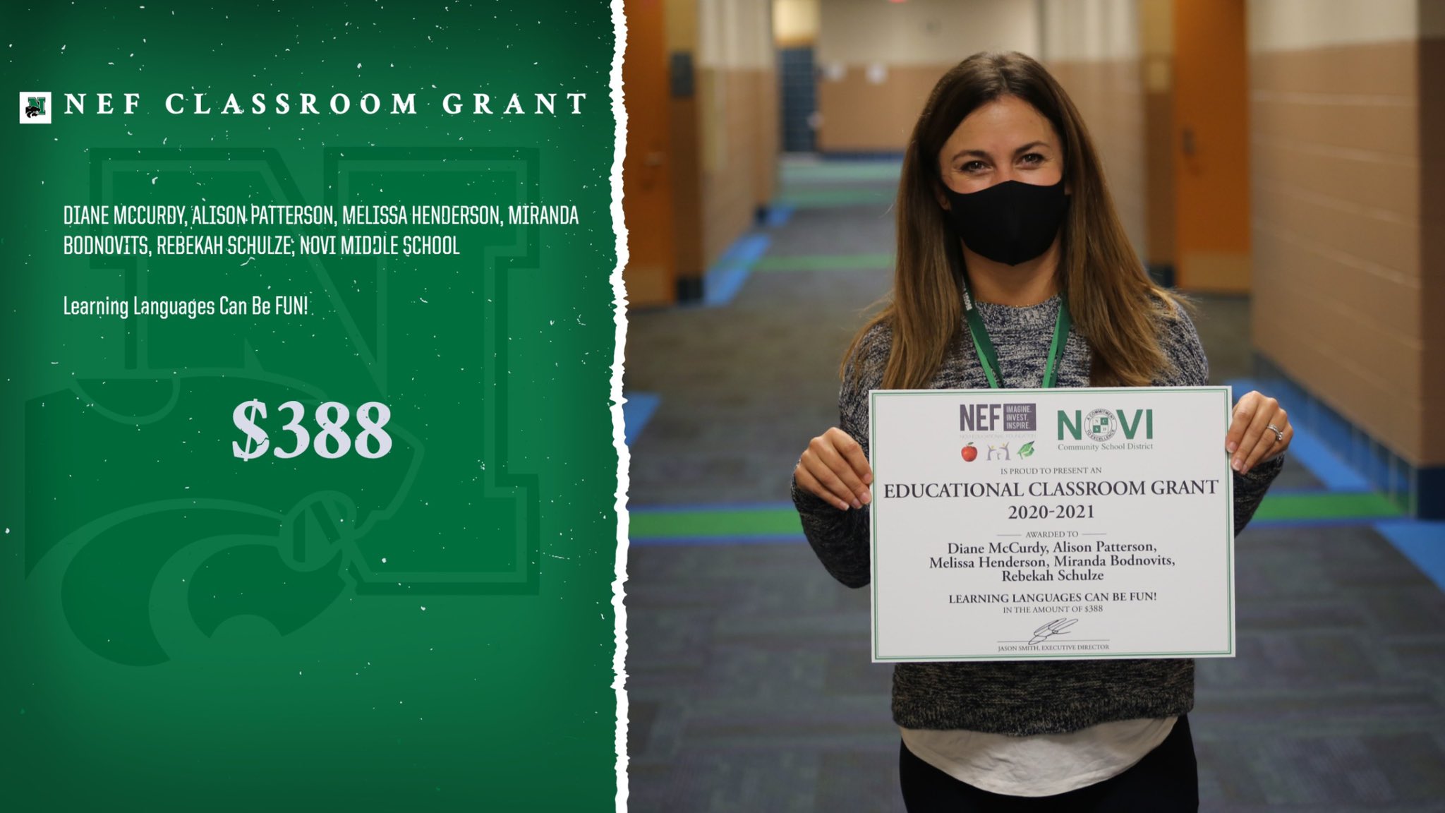 Novi Community School District on Twitter "Thank you to the