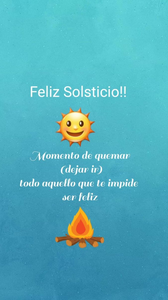 Feliz Solsticio!