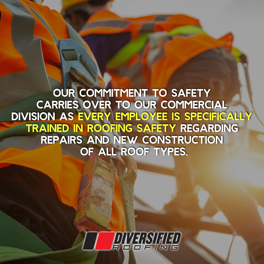 We perform routine reviews on replacement and repair projects, as well as ongoing training and certification for each of our employees. #DiversifiedRoofing #RoofingServices