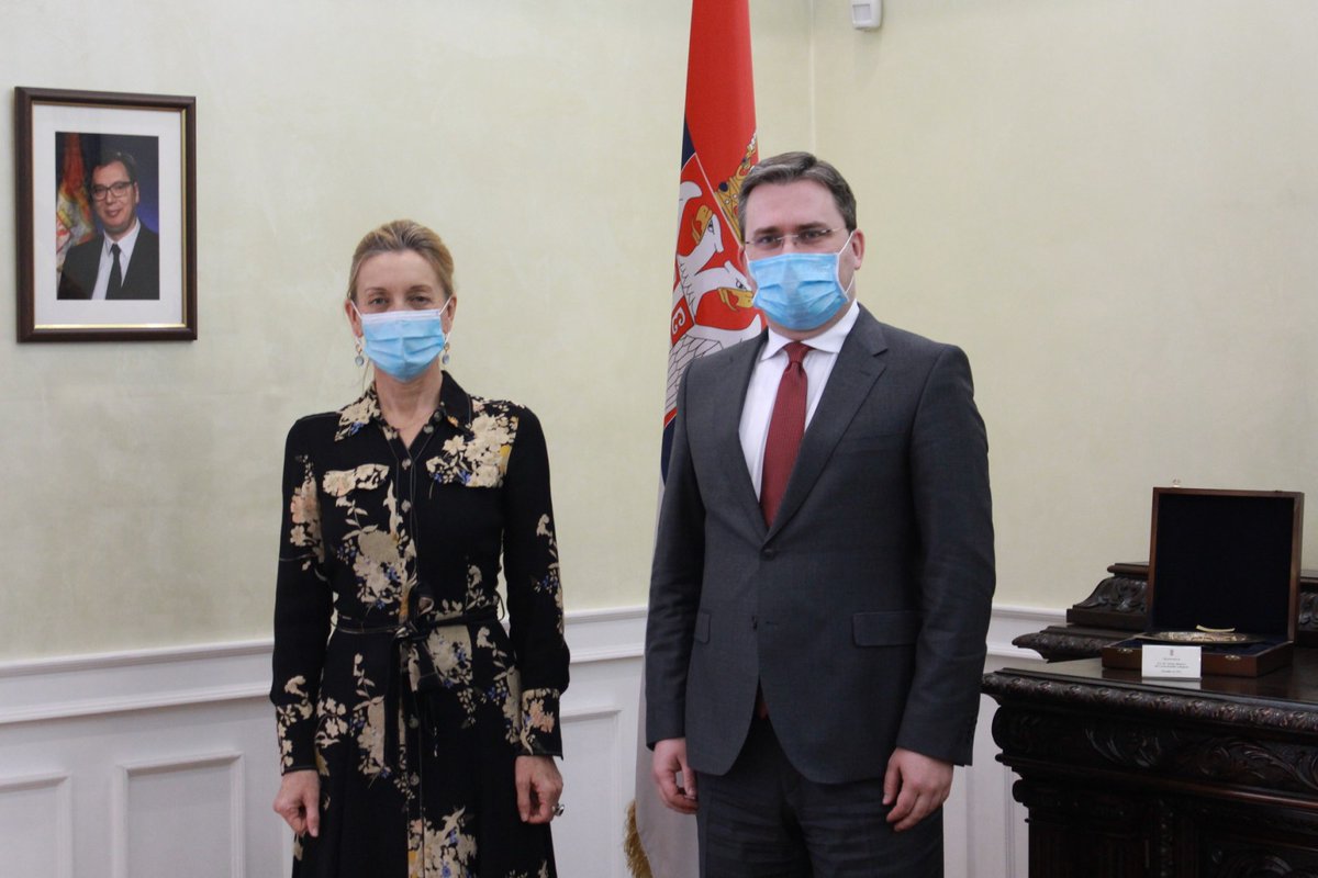 FrancoiseJ_UN's tweet image. Very positive exchange today with Minister Selakovic of @SRBDiplomacy on joint cooperation between 🇺🇳 and @SerbianGov 🇷🇸 over the next 5 years. Together we can make #Serbia more inclusive, greener and build a better future for all. #CooperationFramework