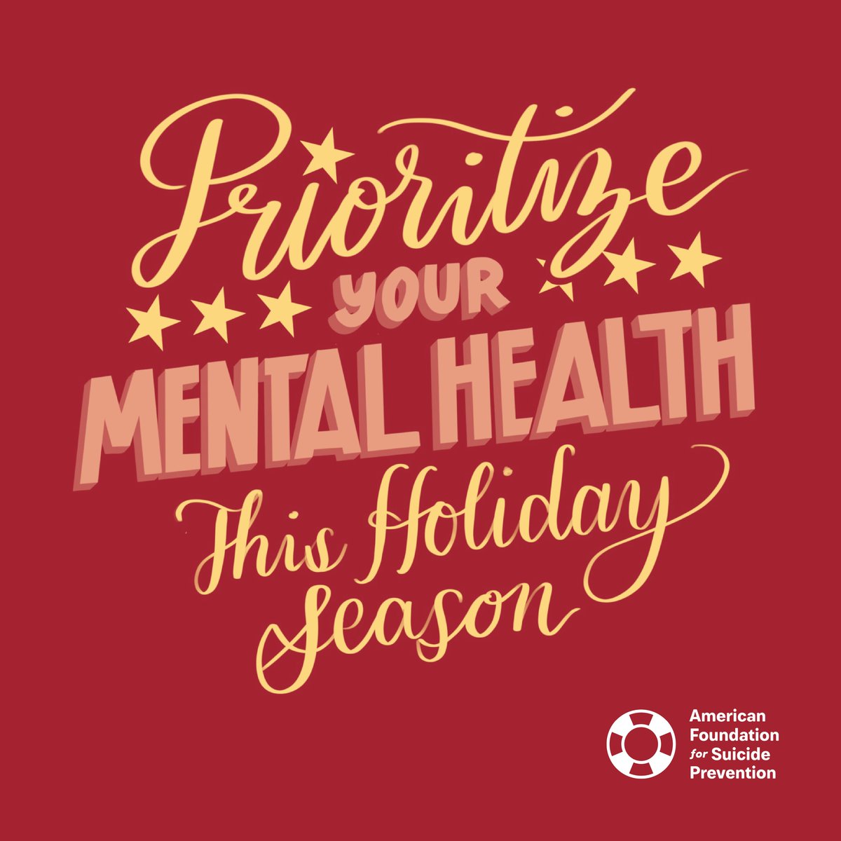 afspnational's tweet photo. Caring for your mental health may look different this holiday season. Setting healthy boundaries is an act of self-love, and you deserve that this holiday season. https://t.co/Xn6bFmsdwy