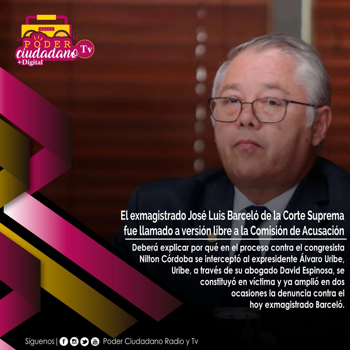 Con esos elementos, los parlamentarios llamaron a Barceló para que “rinda versión libre para relatar las circunstancias de tiempo, modo y lugar de los hechos (...) y vincularlo formalmente a la investigación”