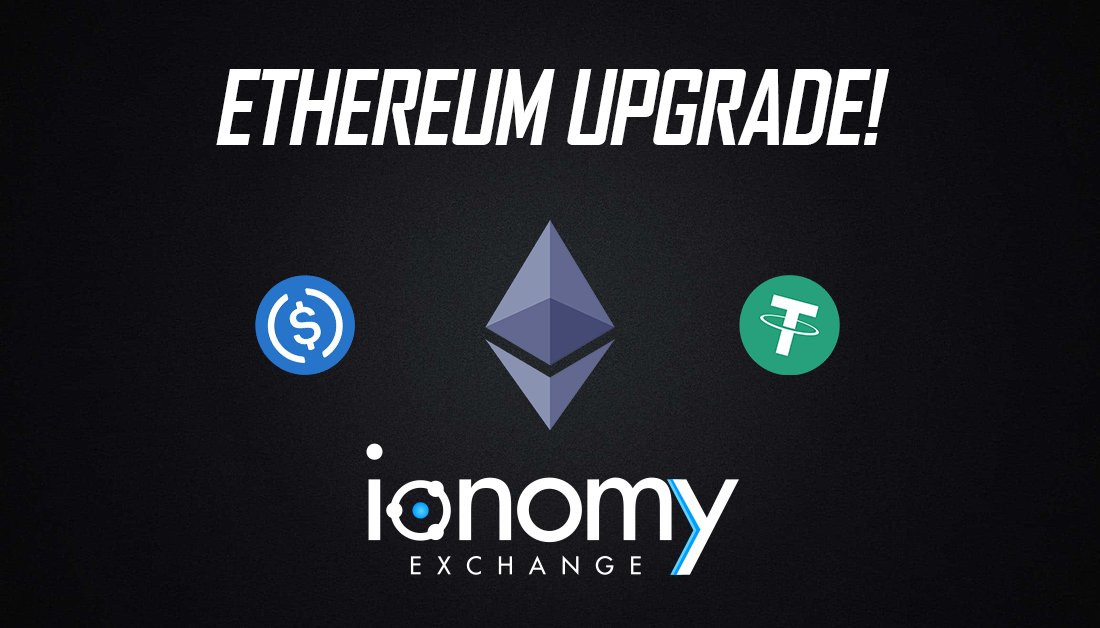 #ionomy #Exchange upgrades $ETH services!

Improved handling of internal contracts makes it easy to send #ETH to ionomy from other #exchanges.

Paves way for $USDT $USDC stablecoins and other #ETHtokens