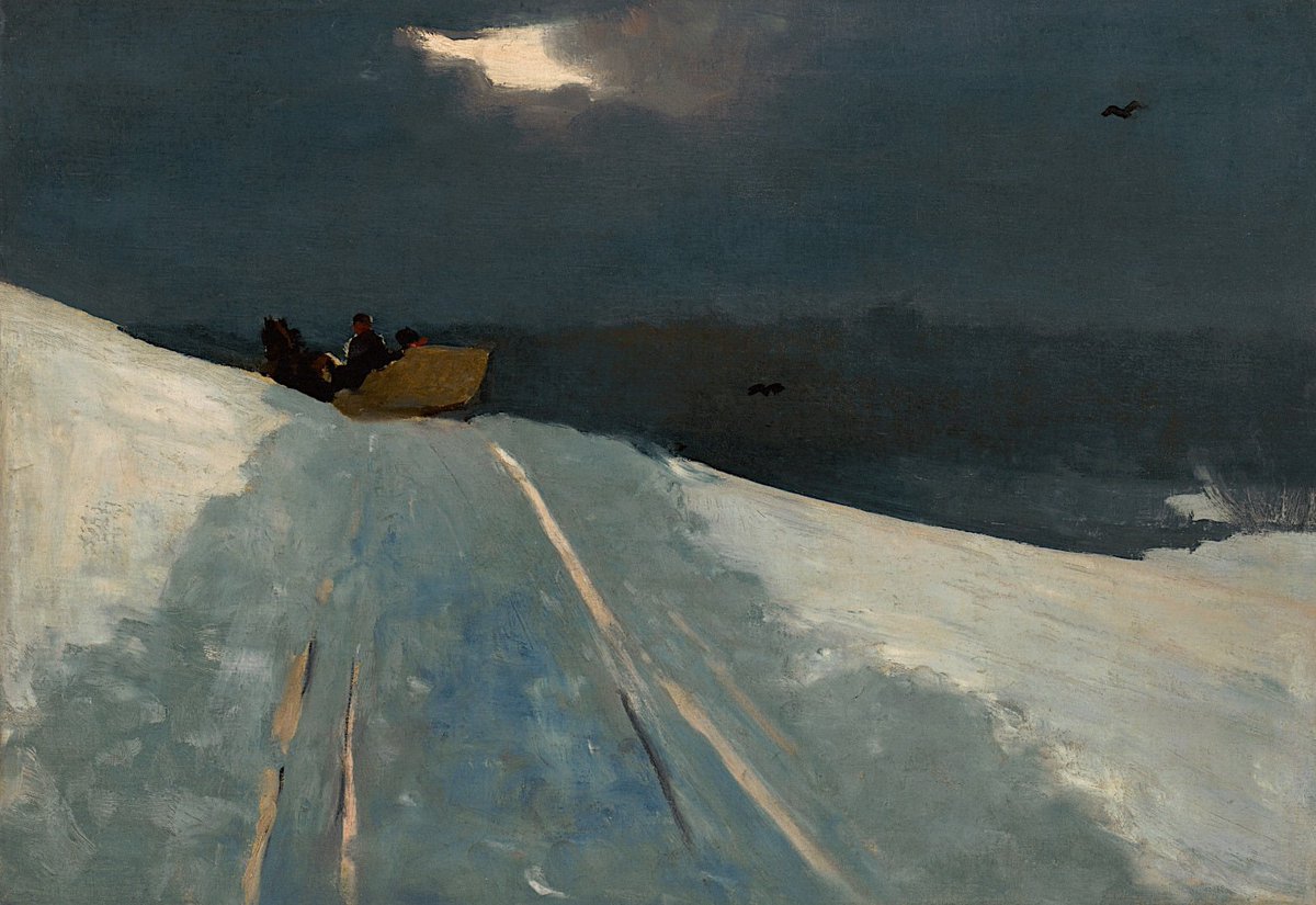 Winslow Homer - Sleigh Ride - ca.1890/95