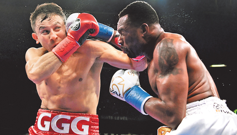 3. Finally, both GGG and Canelo, ROLL with punches. This prevents the skull/brain from absorbing all of the force of a punch. - Instead reduced the force of the punch. - Further reduces chance of being knocked out with their 'shelled' position.