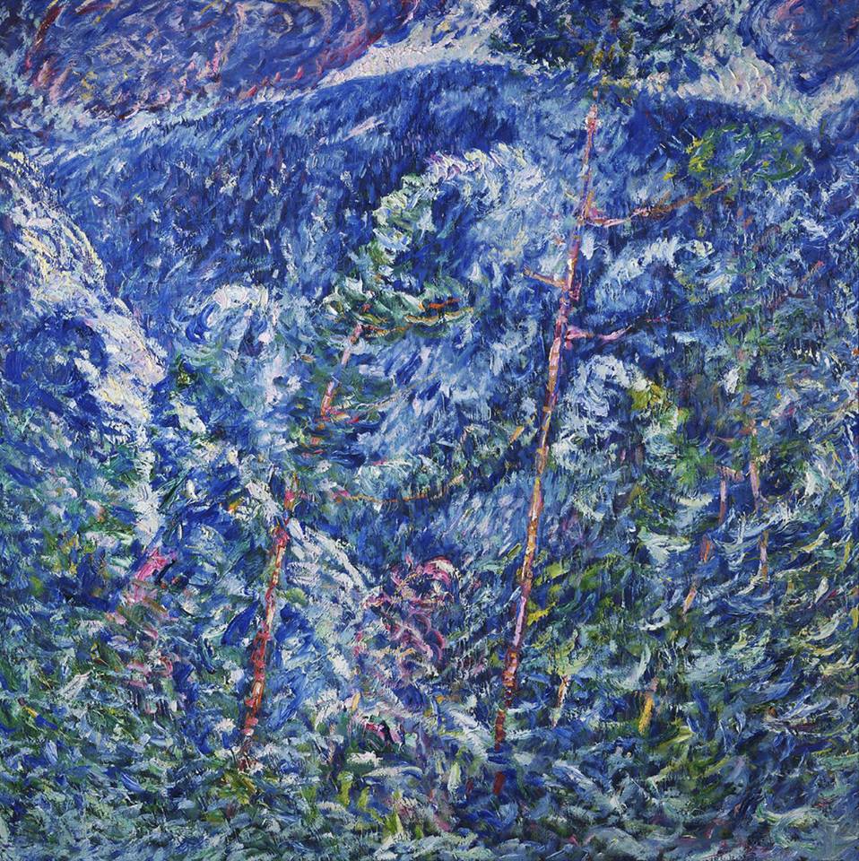 Marsden Hartley, "Winter Chaos, Blizzard", 1909, Oil on canvas, 35 1/2" x 35 1/2"