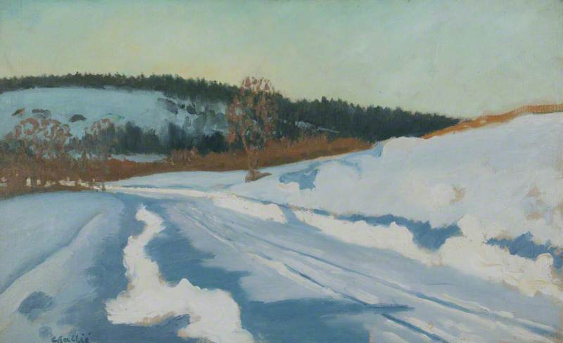 Jean Laurent Challié. Snow in Sunshine. 1920s