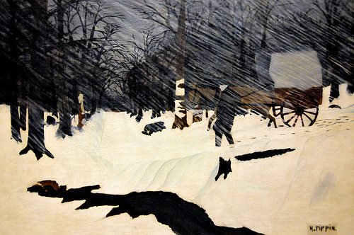 Horace Pippin, Country Doctor (Night Call), 1935