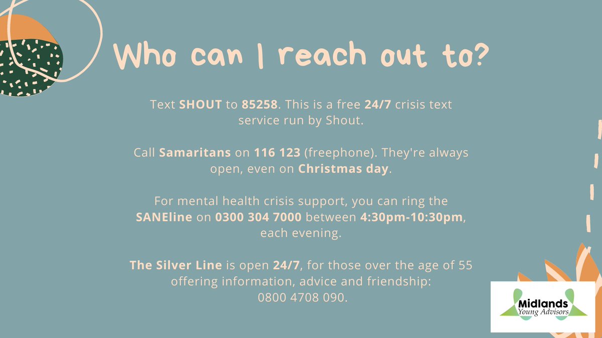 #Christmas can be a difficult time of year for some, and with the current situation it's more important than ever to look after yourself and others. We've put together some tips and information for looking after your #mentalhealth during this time👇

#MentalHealthAwareness