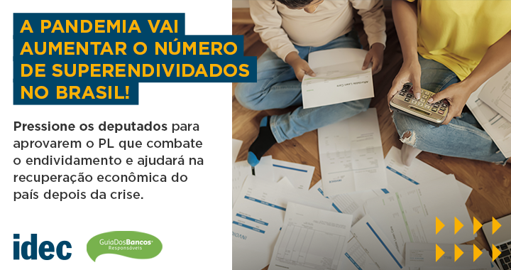 idec's tweet photo. Estudos mostram que com a aprovação do #PL3515, as famílias têm como refazer o planejamento das dívidas e podem voltar a movimentar a economia com a previsão de injeção cerca de R$ 555,5 bilhões! #AprovaPL3515 @FrancoCartafina @DeputadaMarina @RodrigoMaia https://t.co/UR3NxCfMSb