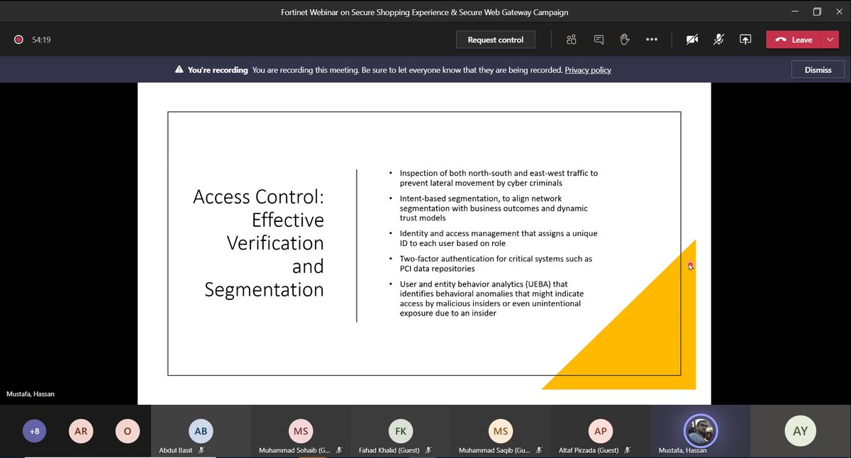 We had a successful session on Fortinet Secure Shopping Experience &amp; Secure Web Gateway.  

Thank you all the partners for attending the webinar