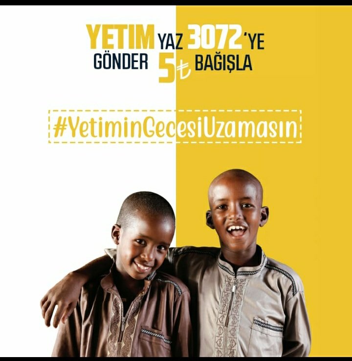Derdiyle dertlen ki #YetiminGecesiUzamasın
