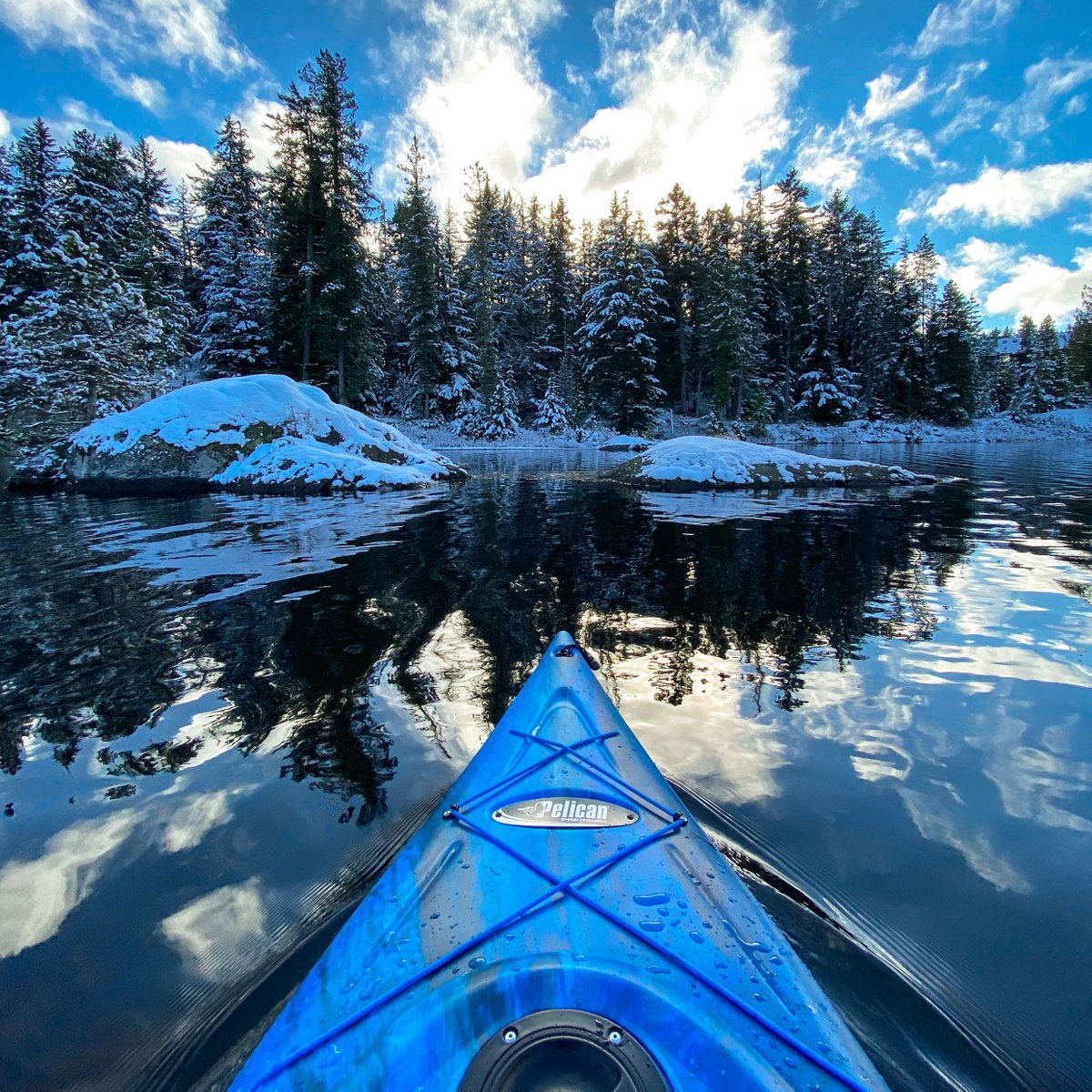 It's officially the First Day of Winter. Grad your boots and hat and make it a winter to remember ! 
#WinterSolstice

Photo: @theexpeditioners
​
​#mypelican #pelicankayak #snow #winter #outdoors  #holidays #funtime #kayak #kayaking