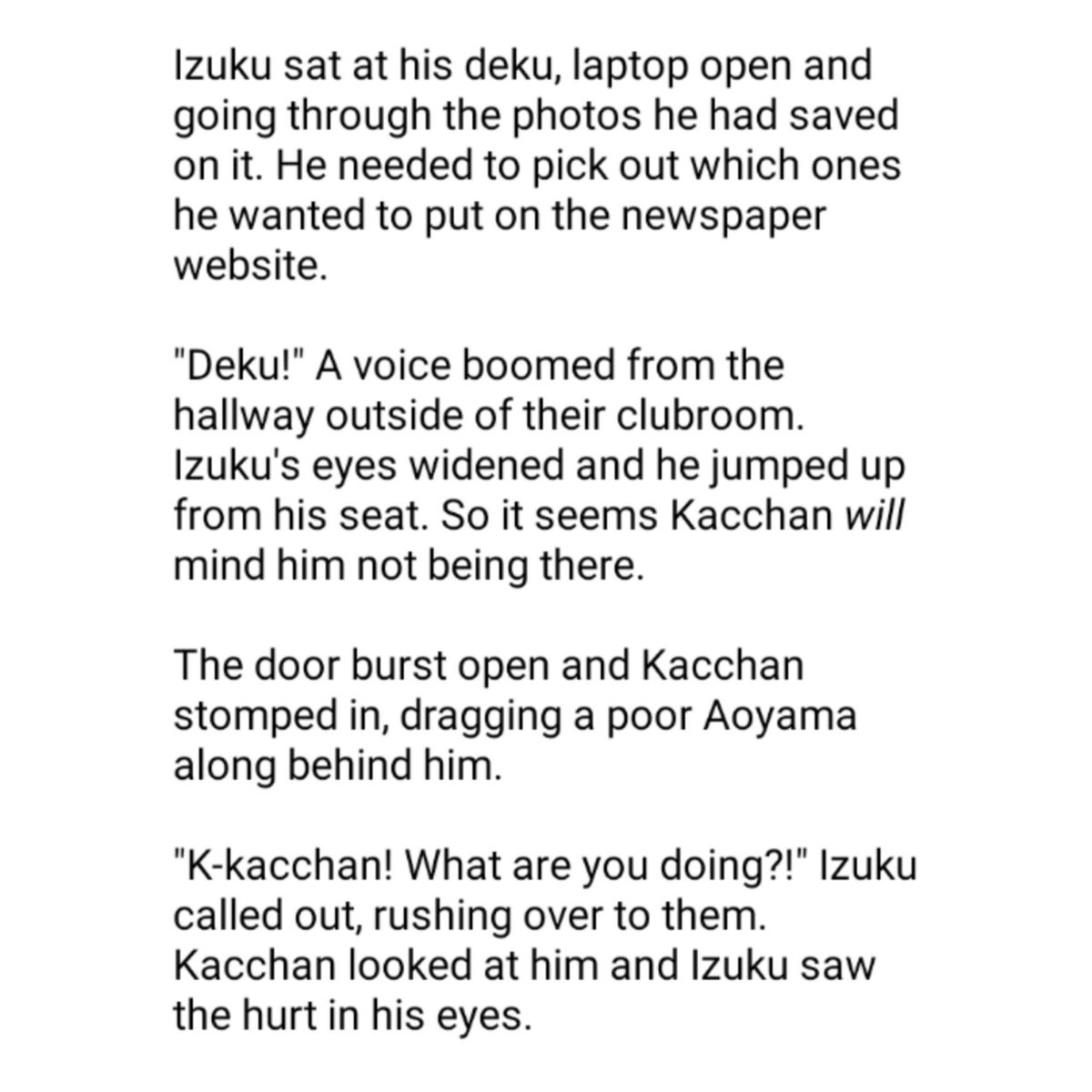 Part 85 1/2F in the chat for deku