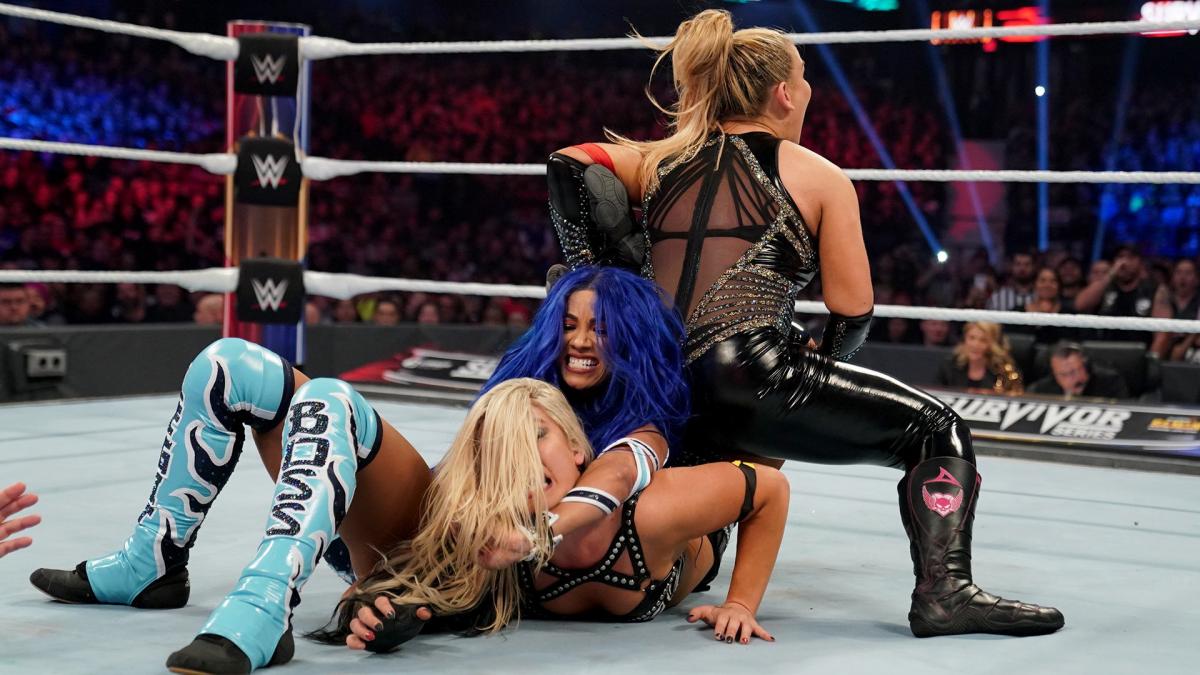 46 - Team Smackdown vs Team NXT vs Team Raw [Survivor Series] [24/11/2019]1/4