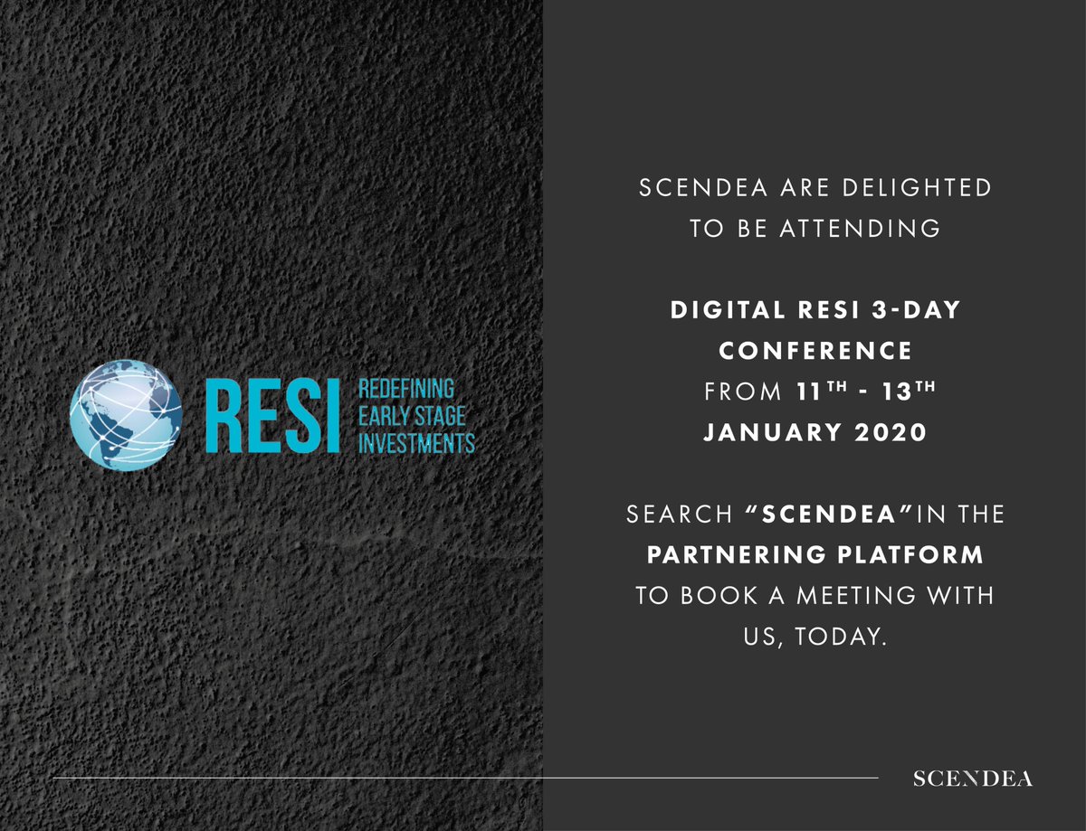 scendea's tweet photo. We are delighted to be attending @LSciNation's Digital RESI conference from 11th - 13th of January 2020. Search "Scendea" in the Partnering Platform to book a meeting with a member of our expert regulatory consulting team.
_
#RESI2021 #DigitalResi #conference #investorconference https://t.co/LHkMTYa88G