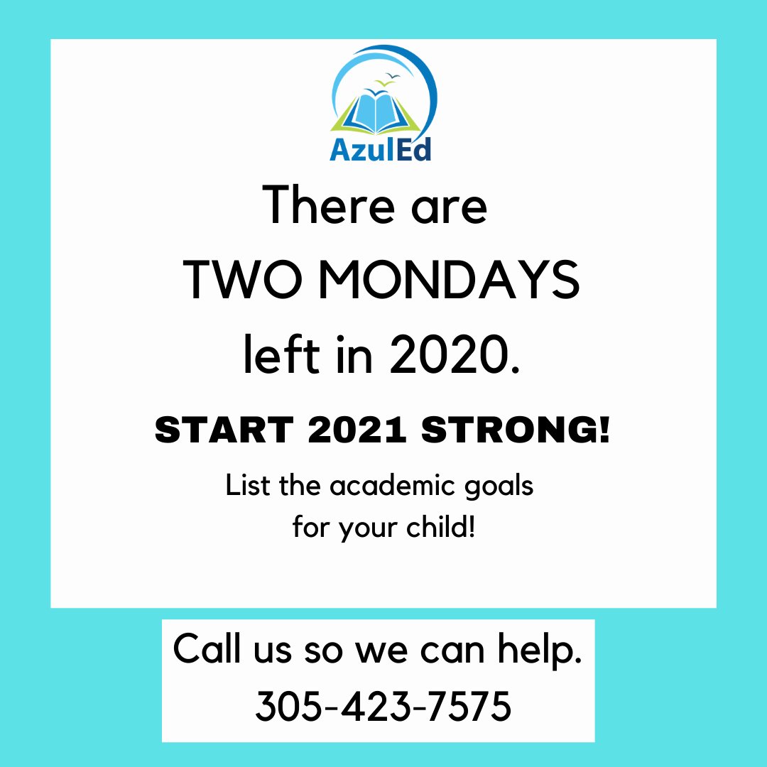 AzulEducational's tweet image. It is never too start to begin planning 2021.  We can assist with the 2021 #academicplan.