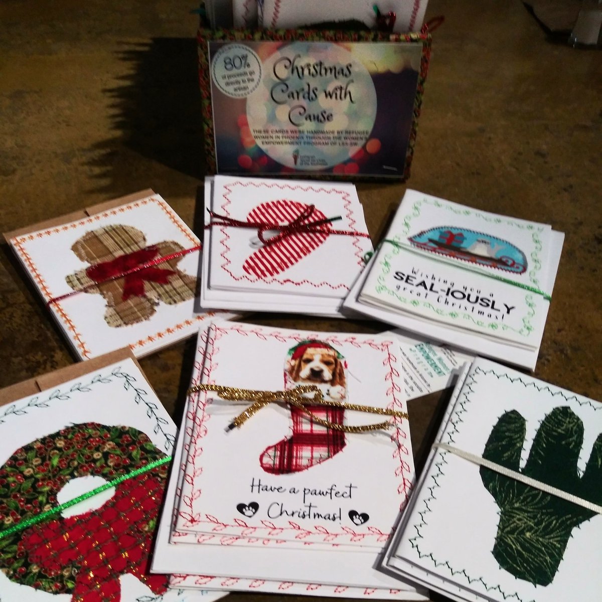 RefugeAz's tweet image. Down the Home Stretch of the Holiday shopping!! Keep us in mind for Cards and Gifts made by Refugees!!! 90% goes to the Refugee that made the item and 10% goes to the program for materials!! It's the gift that keeps on giving!!!
#refugeemade #localfirstaz