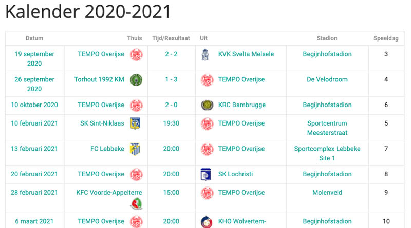 tempooverijse's tweet photo. Als we in Februari terug aan het voetballen geraken, dan zou dit onze speelkalender zijn: https://t.co/d4DXjumWei https://t.co/lwDQZGOanq