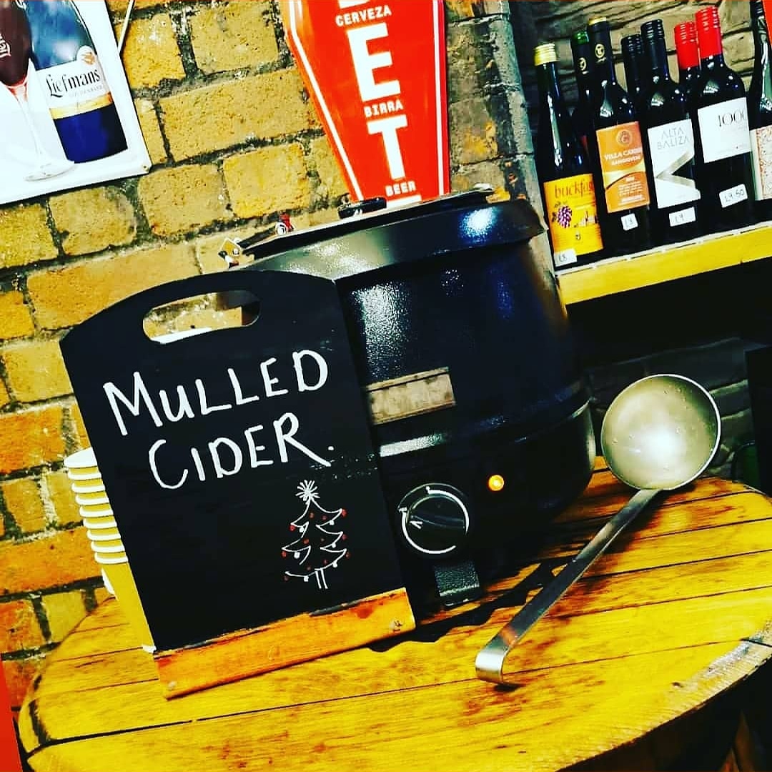TheLilEmp's tweet photo. We're serving delicious Mulled Thistly Cross Cider 😋 

#winternights #supportlocal #supportindependent https://t.co/pVUZkOD6Ok