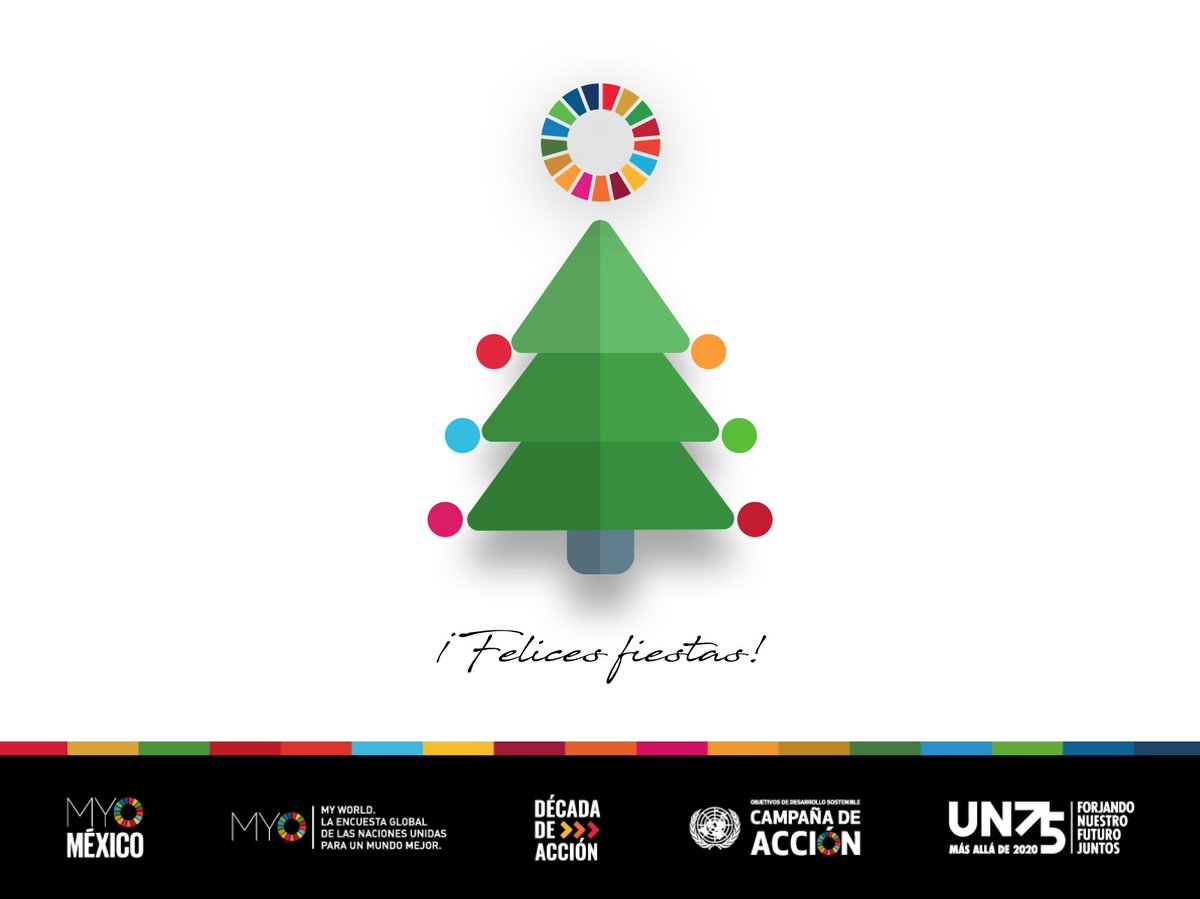 MYWorldMexico's tweet photo. 🎄☃️ @MYWorldMexico les desea unas felices fiestas recordando la importancia de retomar la sostenibilidad como hoja de ruta para la humanidad, asegurando el equilibrio entre un medio ambiente sano, una economía igualitaria en un contexto de paz y de alianzas intersectoriales. 🌎 https://t.co/Ael3nfoxcb