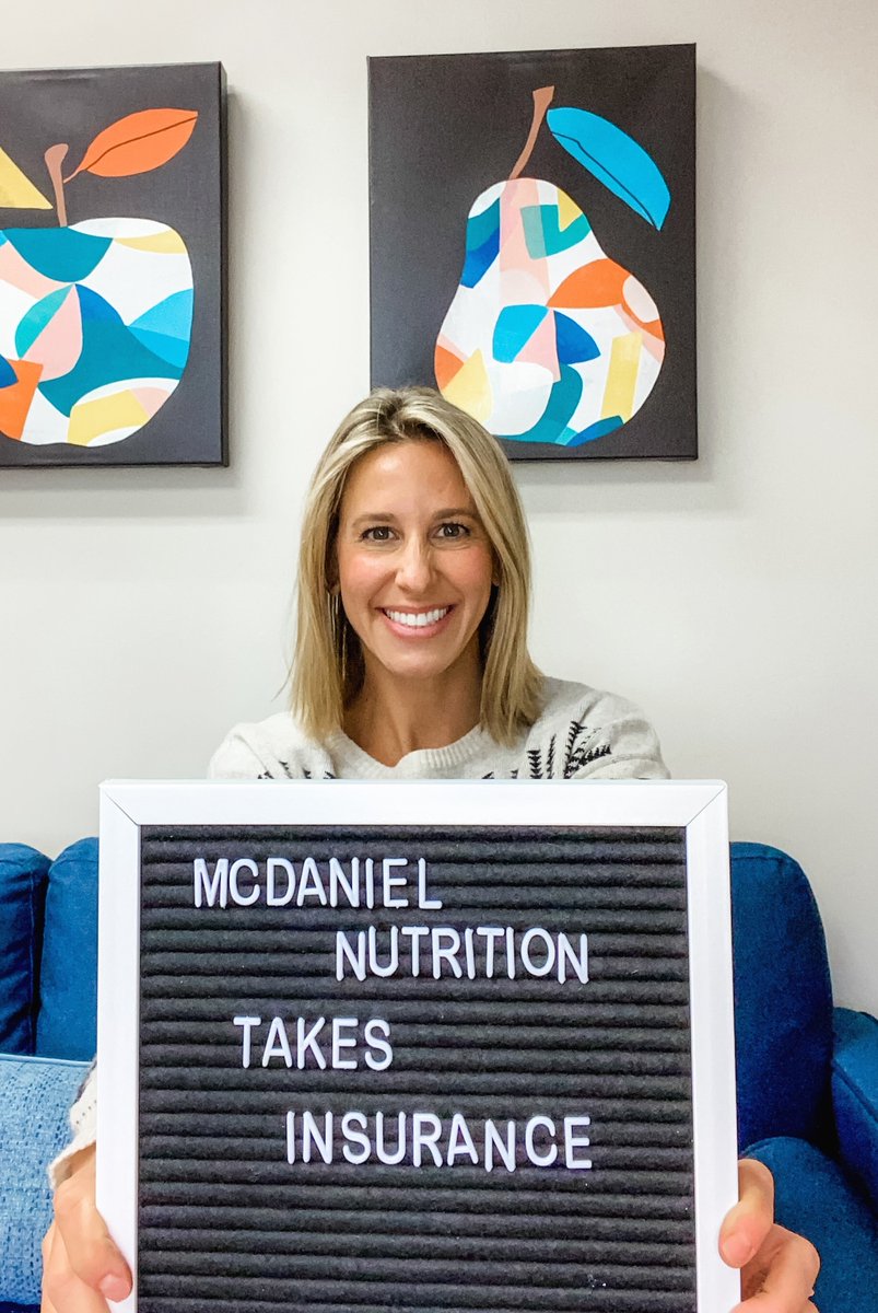 McDaniel Nutrition Therapy now accepts INSURANCE!⁣
⁣As a private pay company for over 10 years, (which we still accept), we decided to take insurance. ⁣
Our goal? Serve more. Accommodate more. Maintain the high-quality nutrition services. ⁣#stlbusiness
⁣