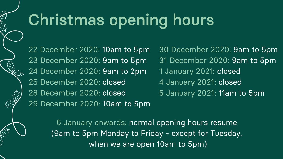 SocialWorkEng's tweet photo. Our office hours will change slightly over the Christmas period. Find out how to get in touch here: https://t.co/5OUyLraHVP #SocialWorkEngland https://t.co/rS7sbXzssa