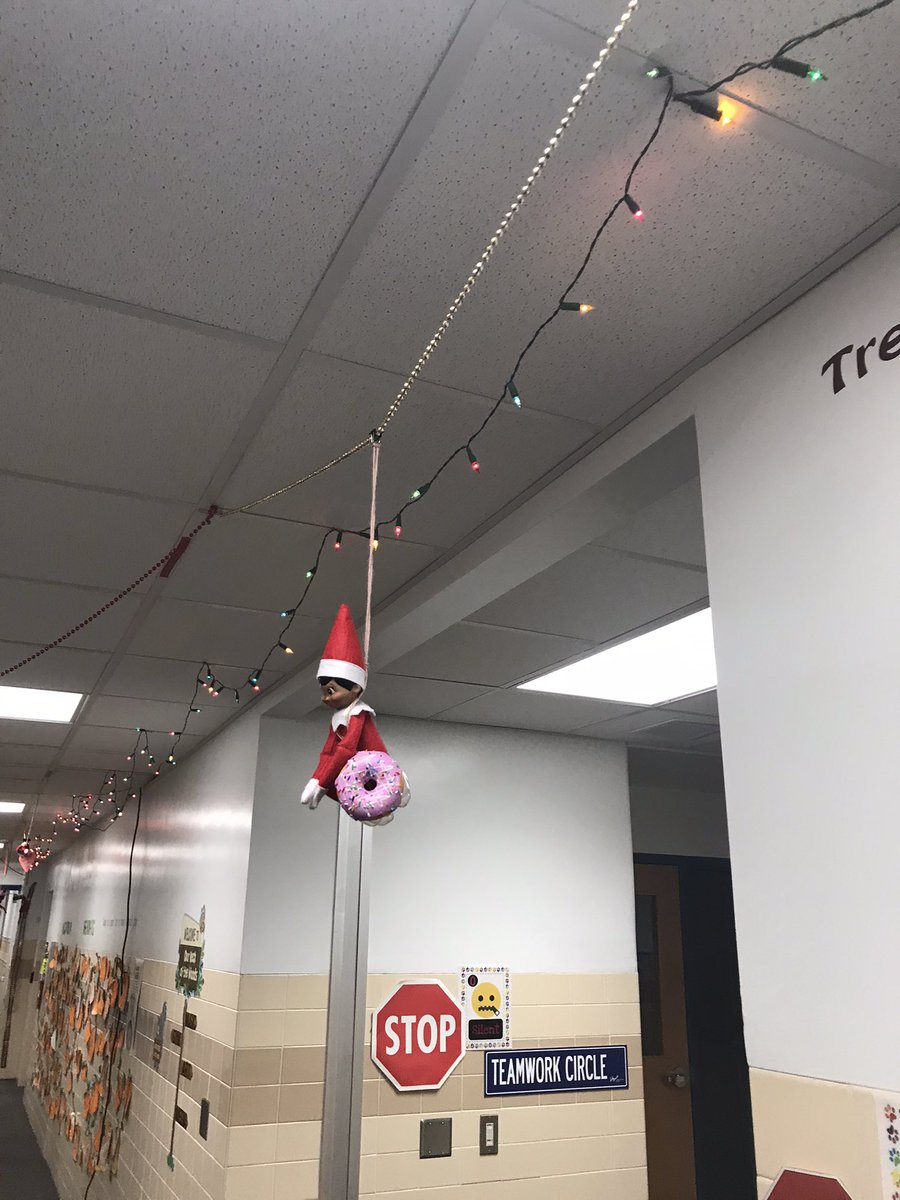 HooversClass's tweet photo. Ms. Lau has created her elf zip line at Wallace! #wyproud https://t.co/PpeGZ7mjaO
