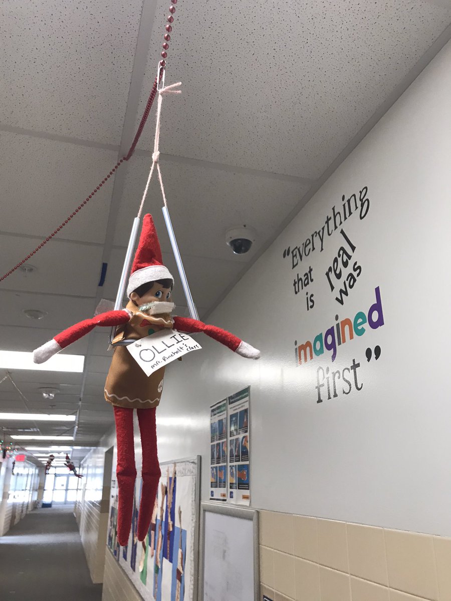 HooversClass's tweet photo. Ms. Lau has created her elf zip line at Wallace! #wyproud https://t.co/PpeGZ7mjaO