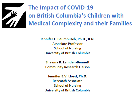 First, we were pleased to create a report describing the impact of  #covid19bc on BC's  #children w/  #medicalcomplexity & their  #families.This report is downloadable at:  https://spice.nursing.ubc.ca/outreach/&nbsp;We thank the families who shared their time! #inclusion  #bcpoli  #bced  #UBC ^JL /2