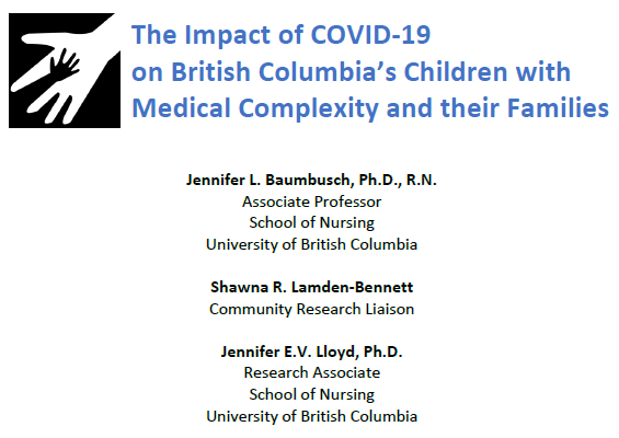 First, we were pleased to create a report describing the impact of  #covid19bc on BC's  #children w/  #medicalcomplexity & their  #families.This report is downloadable at:  https://spice.nursing.ubc.ca/outreach/ We thank the families who shared their time! #inclusion  #bcpoli  #bced  #UBC ^JL /2
