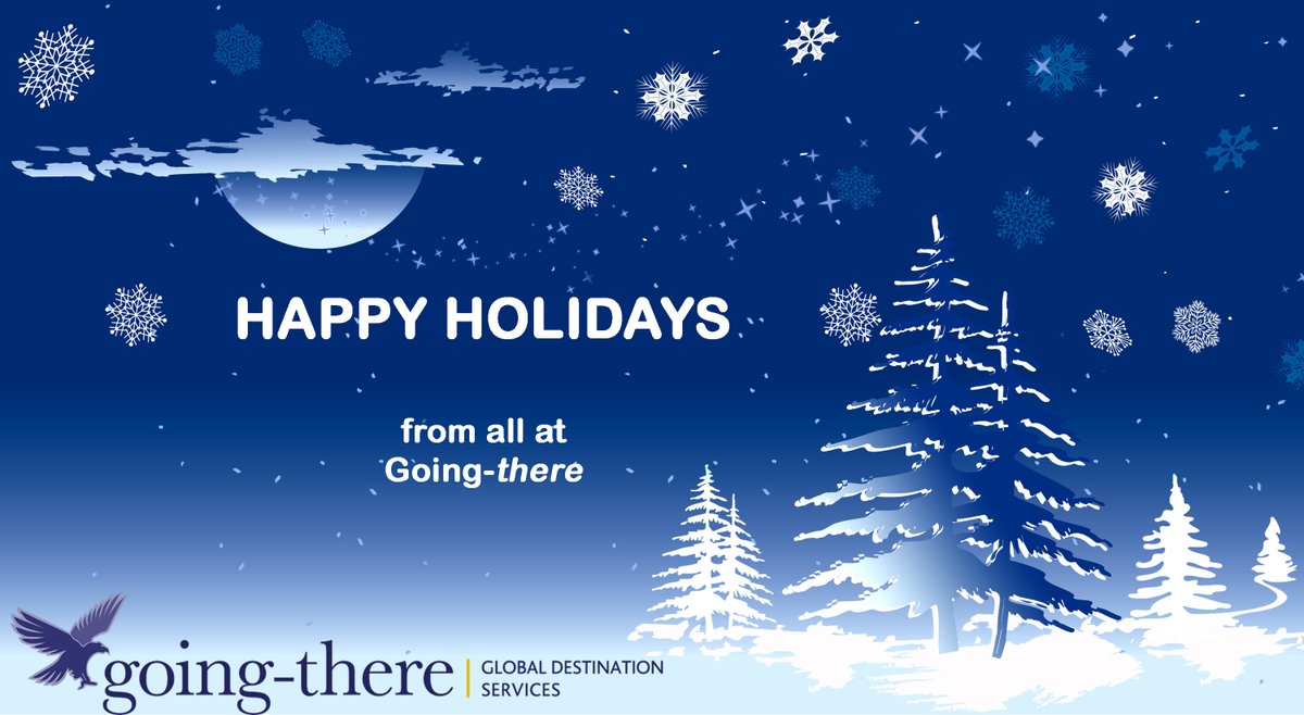 Wherever you are and however you celebrate, all of us at Going-there wish all of you happy holidays and a safe and prosperous new year!