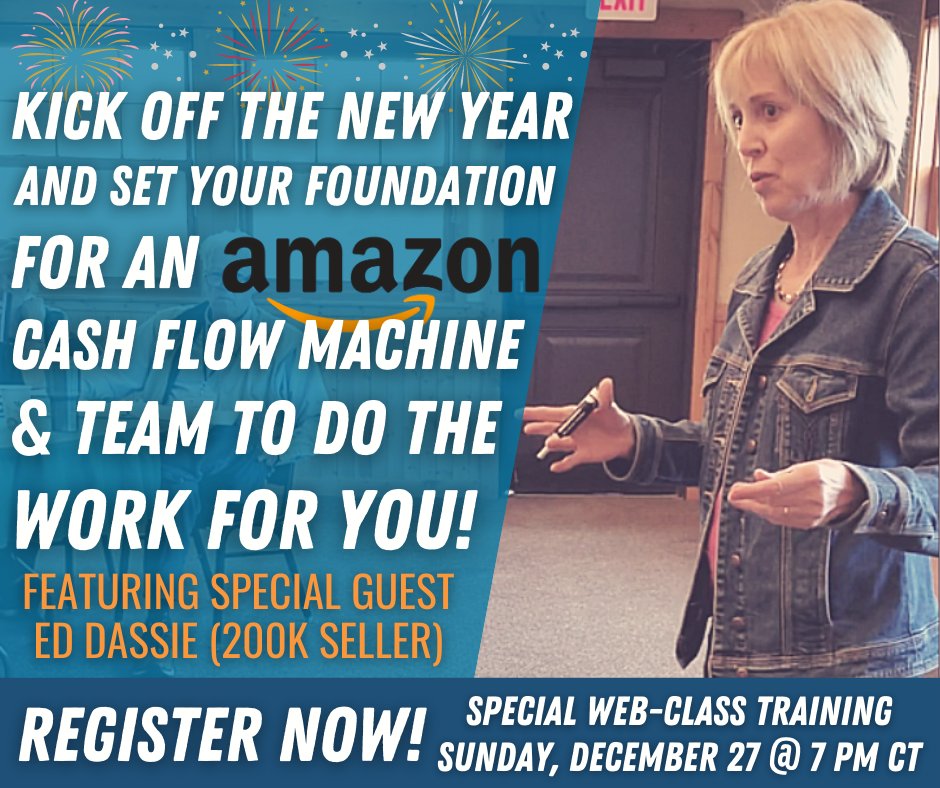 🔥🔥 Not yet a Peak Performer? Kick Off Your Brave New Year This Year! You’re invited to our web-class to learn the Simplest Online Business: the most reliable and predictable method to build an Amazon business from home! Sunday, December 27 @ 7 pm CST👉 joinebs.com/peak
