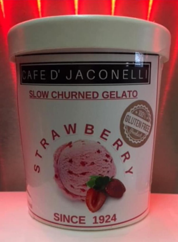 Jaconellis's tweet photo. If you fancy Jaconellis fresh ice cream and raspberry  sauce for your Christmas dinner you can phone your order and we will guarantee you get it 01419461124 
We also have great flavours churned fresh available.
Thank you for your support and wish you all a very merry Christmas. https://t.co/ugouZOPZOF