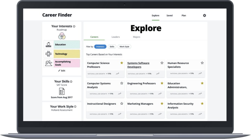 Your #PSAT/NMSQT scores give you free access to Career Finder!

Share your interests, and then get tons of careers, majors, and high school classes that match what you like to do. spr.ly/6015HuNV3 <a href="/RoadtripNation/">Roadtrip Nation</a>