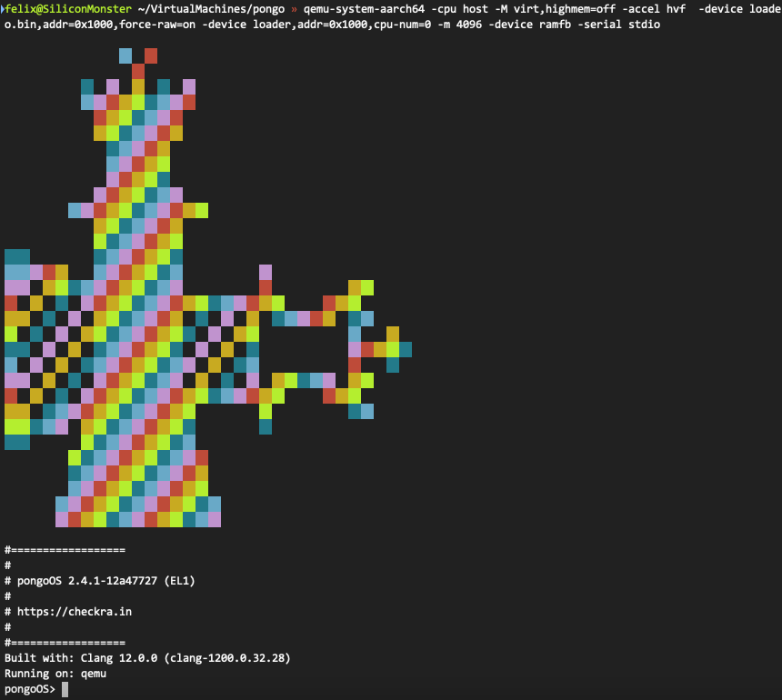Now also with working hardware acceleration using Hypervisor.framework on M1! 🚀