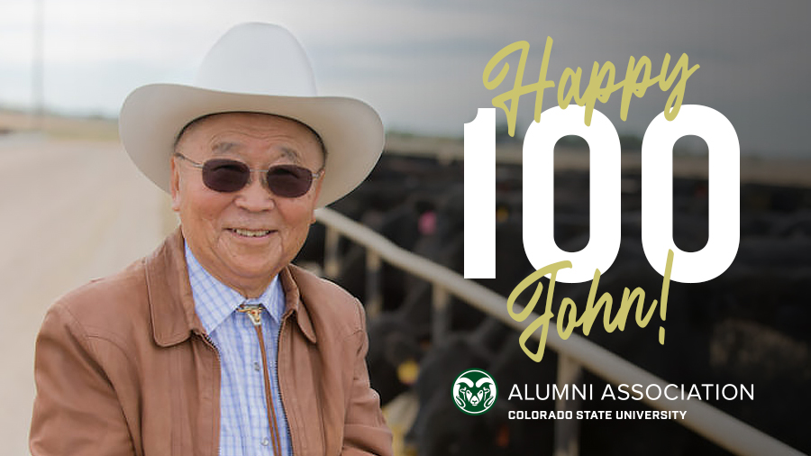 It’s a special day today - Dr. John Matsushima turns 100! John is a past Distinguished Alumni Award winner, faculty member &amp; has received countless awards for his research, teaching, and contributions to the beef cattle industry in the U.S. &amp; abroad. Happy birthday, John! 💚🐏