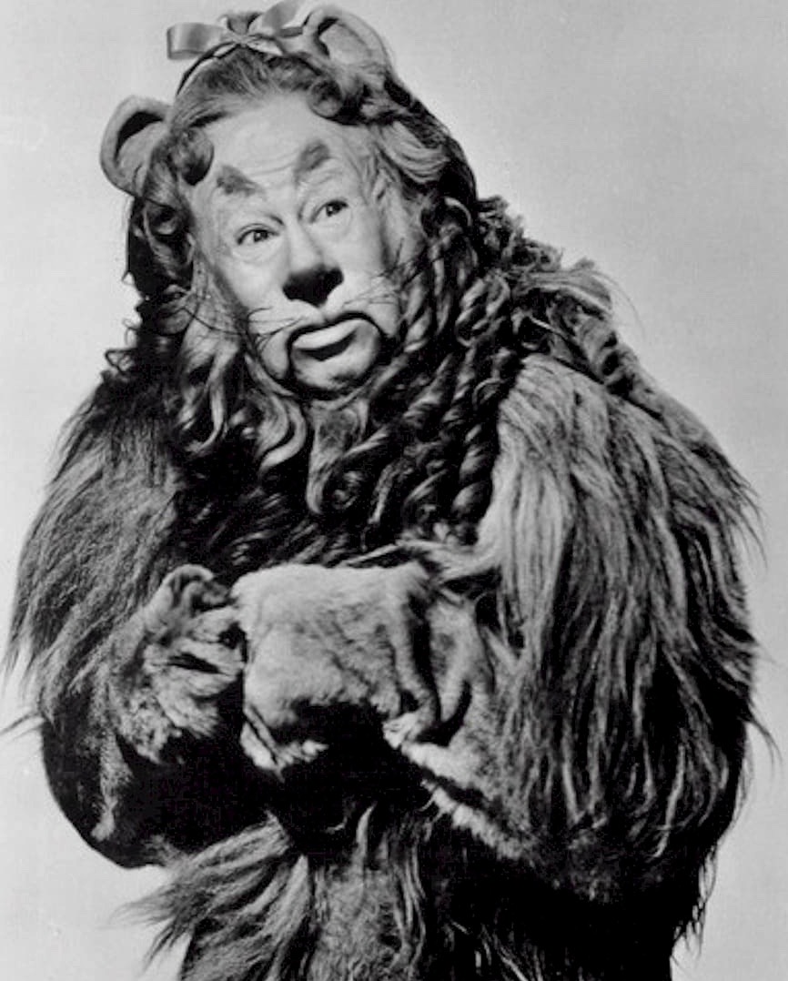 Bert Lahr, who played the “Cowardly Lion” in “The Wizard of Oz” (1939), died this month 1967: